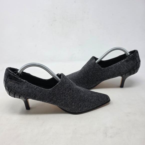 Donald J. Pliner Charcoal Ankle Booties - Picture 6 of 9